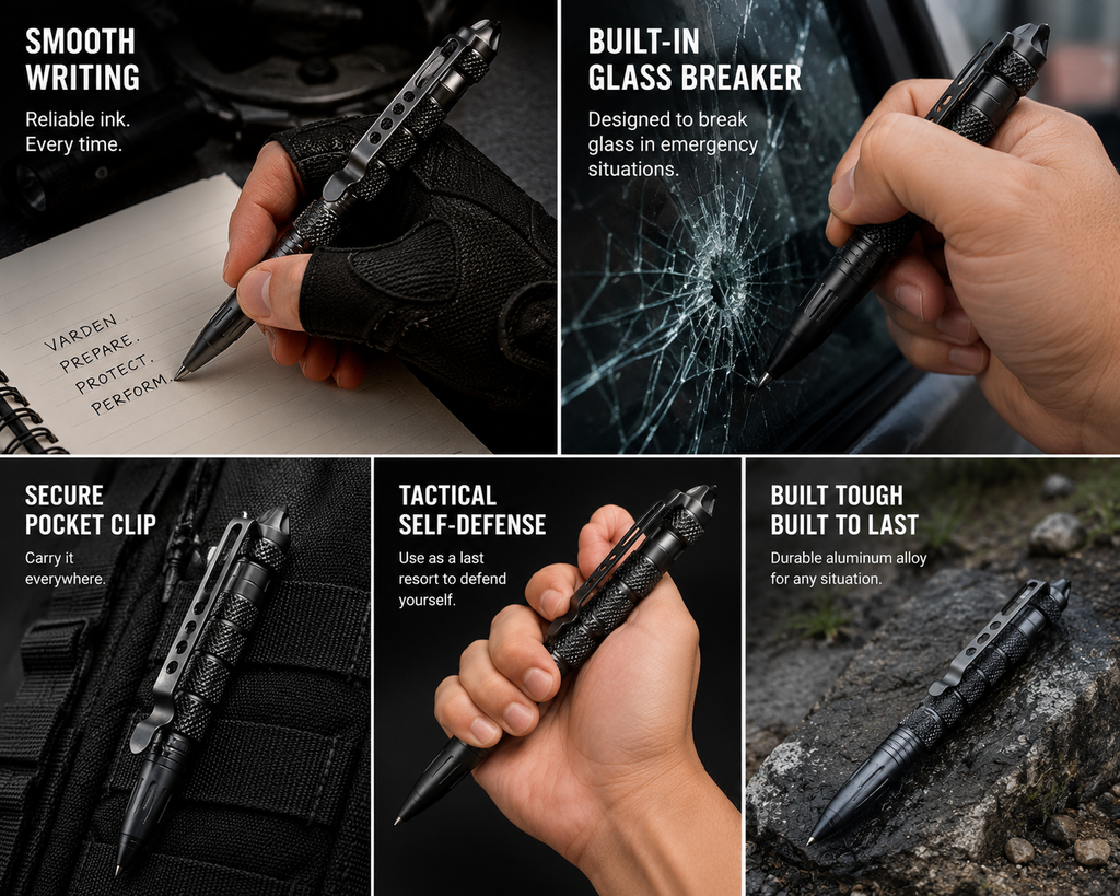 Varden Guardian Pen | Tactical EDC Emergency Pen